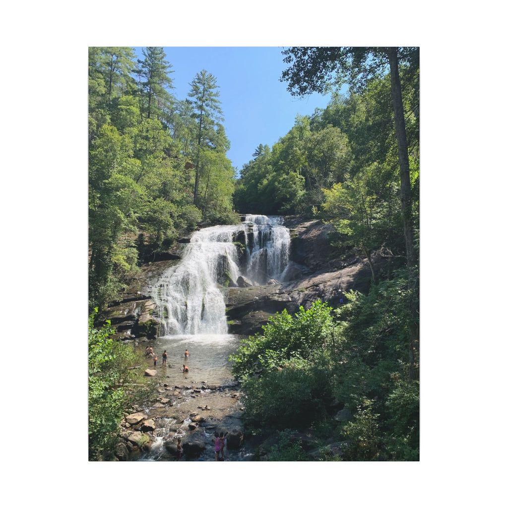 Where the Waters Fall – Original Nature Photography Canvas | Wild Roam Co.