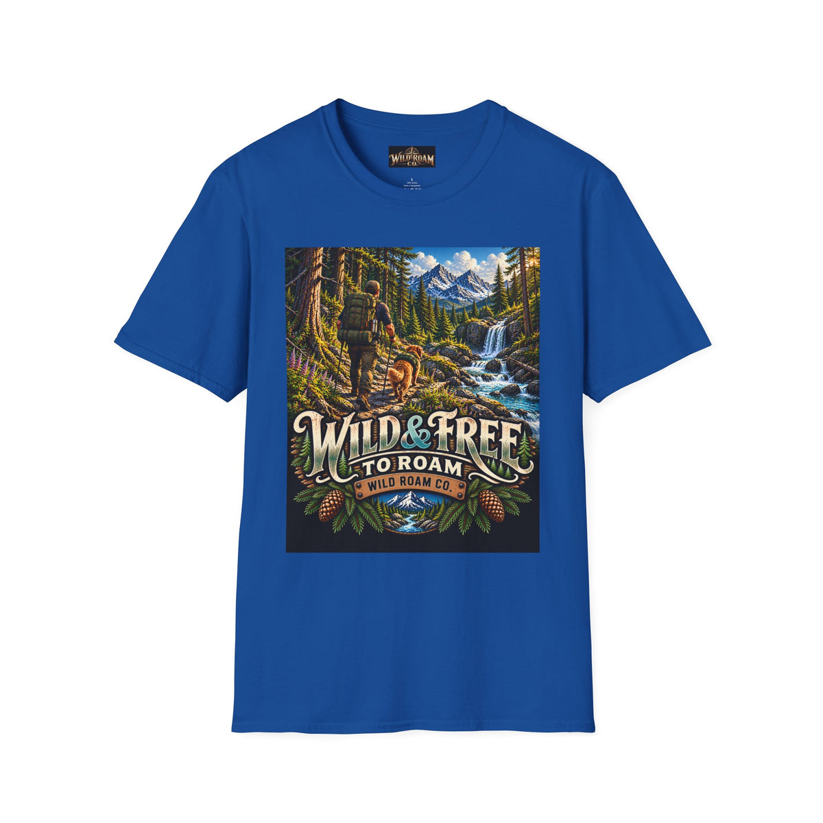 Wild & Free To Roam Men's Hiking T-Shirt