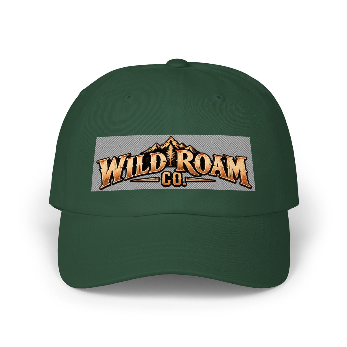 Wild Roam Co. Classic Dad Cap — Outdoor Adventure Embroidered Hat