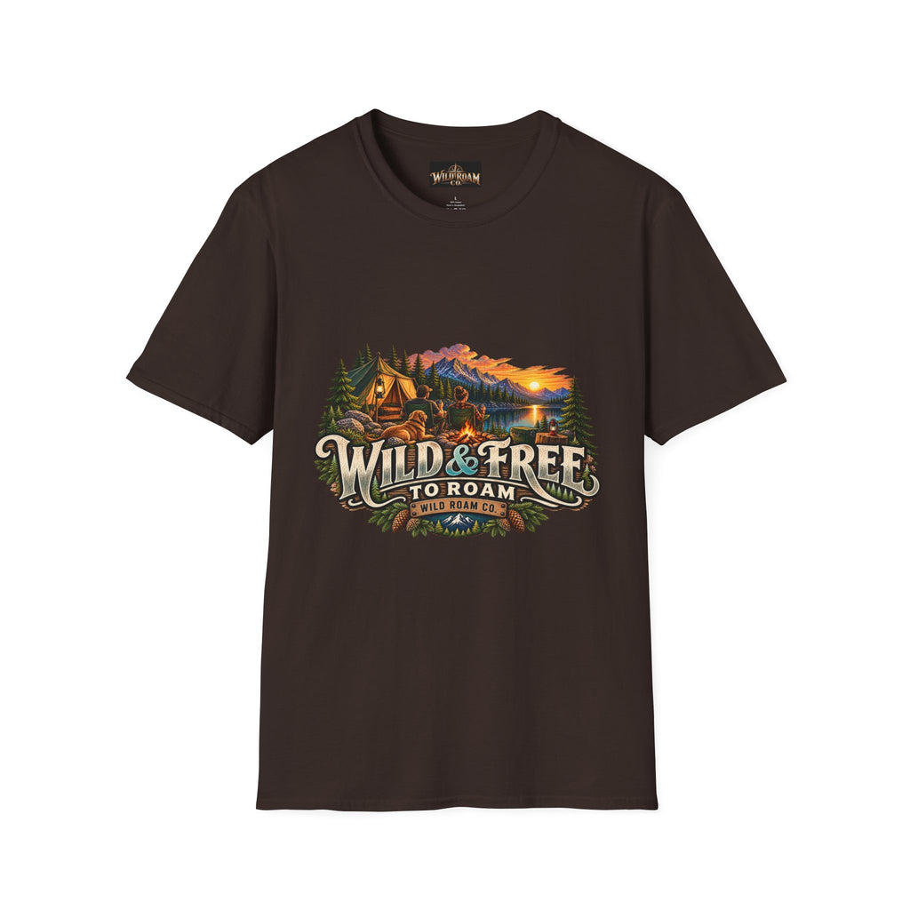 Wild & Free to Roam Camping T-Shirt