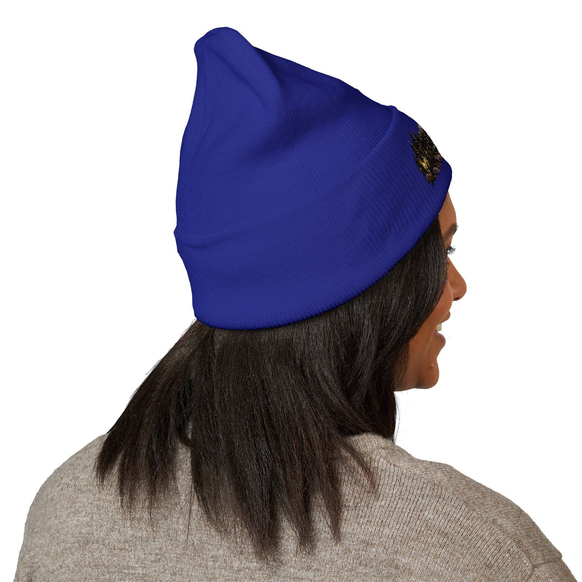 Wild & Free Embroidered Cuffed Beanie