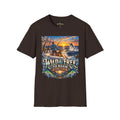 Wild & Free to Roam Fishing T-Shirt — Ocean Sunset Angler Tee