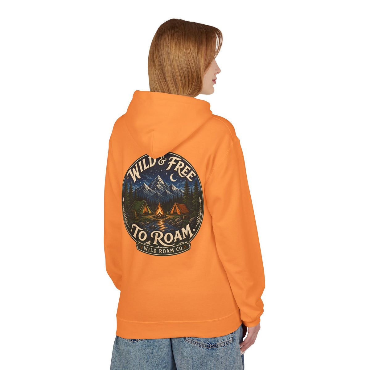 Wild & Free Hoodie — Wild Roam Co Camping Adventure Pullover