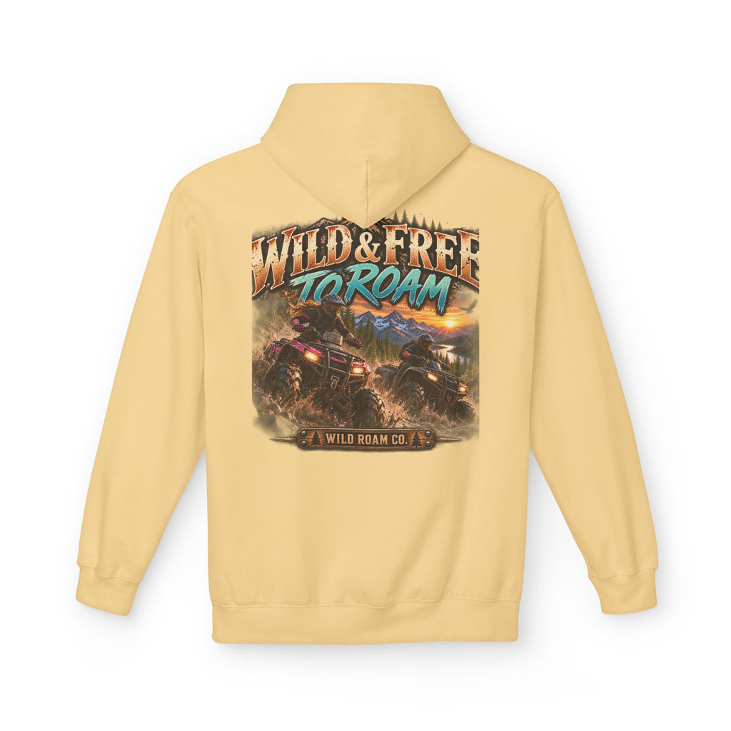 Wild & Free to Roam Hoodie — Off‑Road Adventure Graphic Hoodie