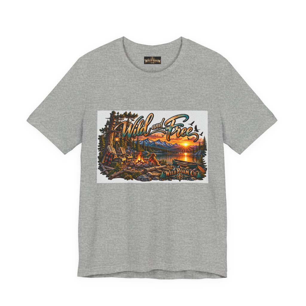 Wild & Free Campfire Sunset Tee