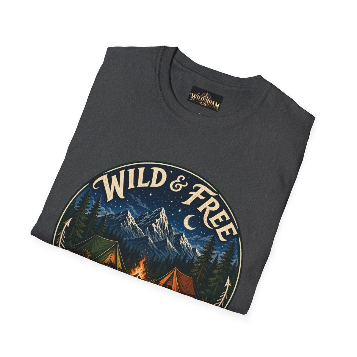 Wild & Free To Roam Camping T-Shirt