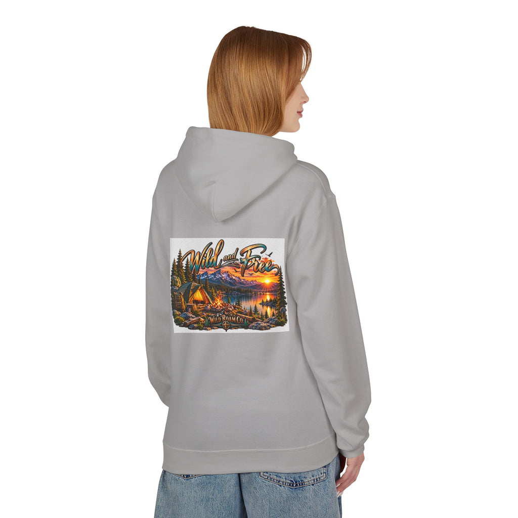 Wild Roam Co— "Wild & Free to Roam" Camping Graphic Hoodie