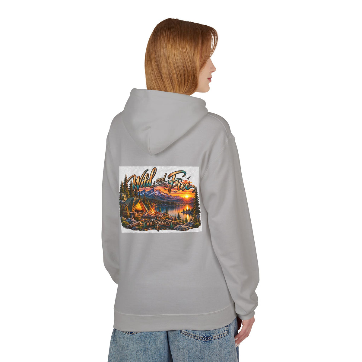 Wild Roam Co— "Wild & Free to Roam" Camping Graphic Hoodie