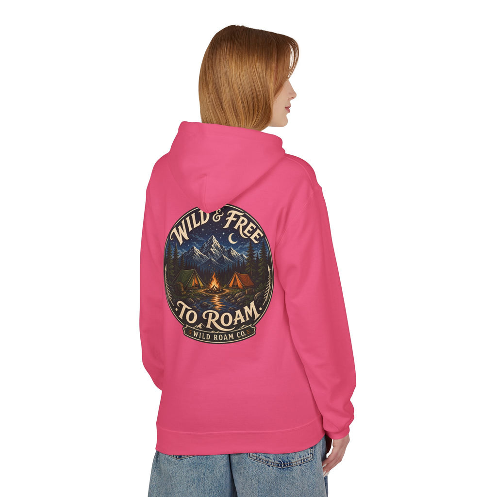 Wild & Free Hoodie — Wild Roam Co Camping Adventure Pullover