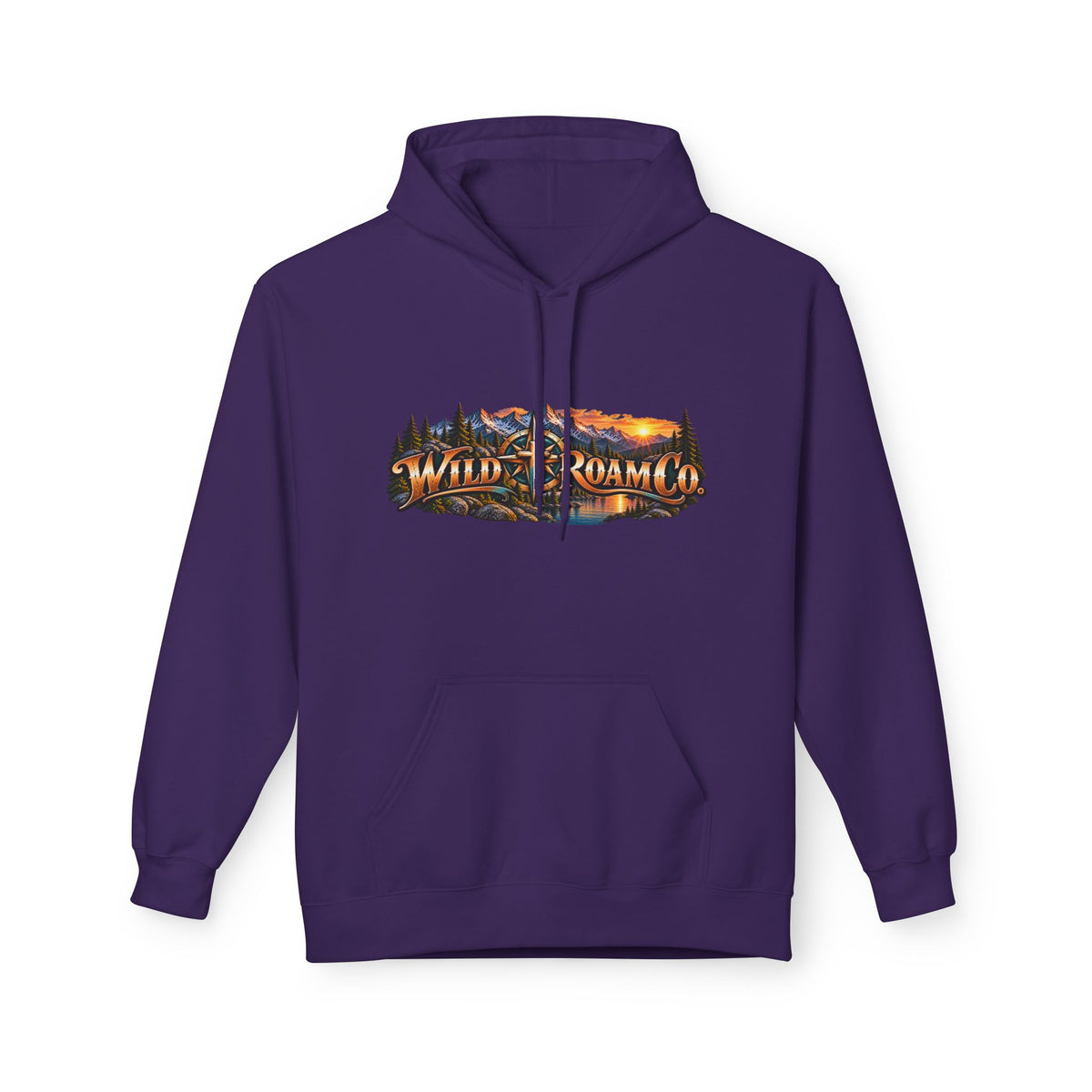 Women's Hope in the Lord Hiking Hoodie — Inspirational Christian Mountain Sunset Pullover