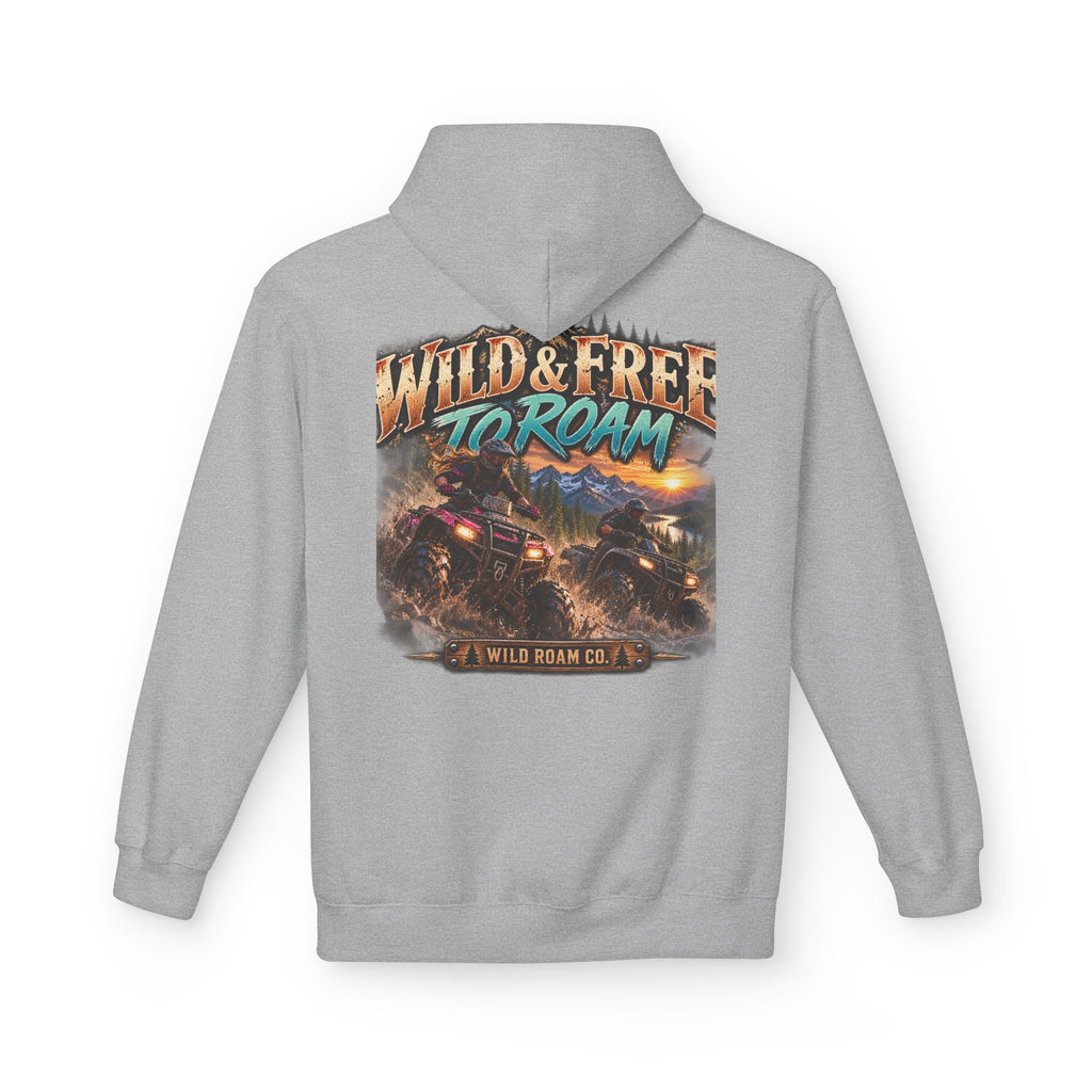 Wild & Free to Roam Hoodie — Off‑Road Adventure Graphic Hoodie