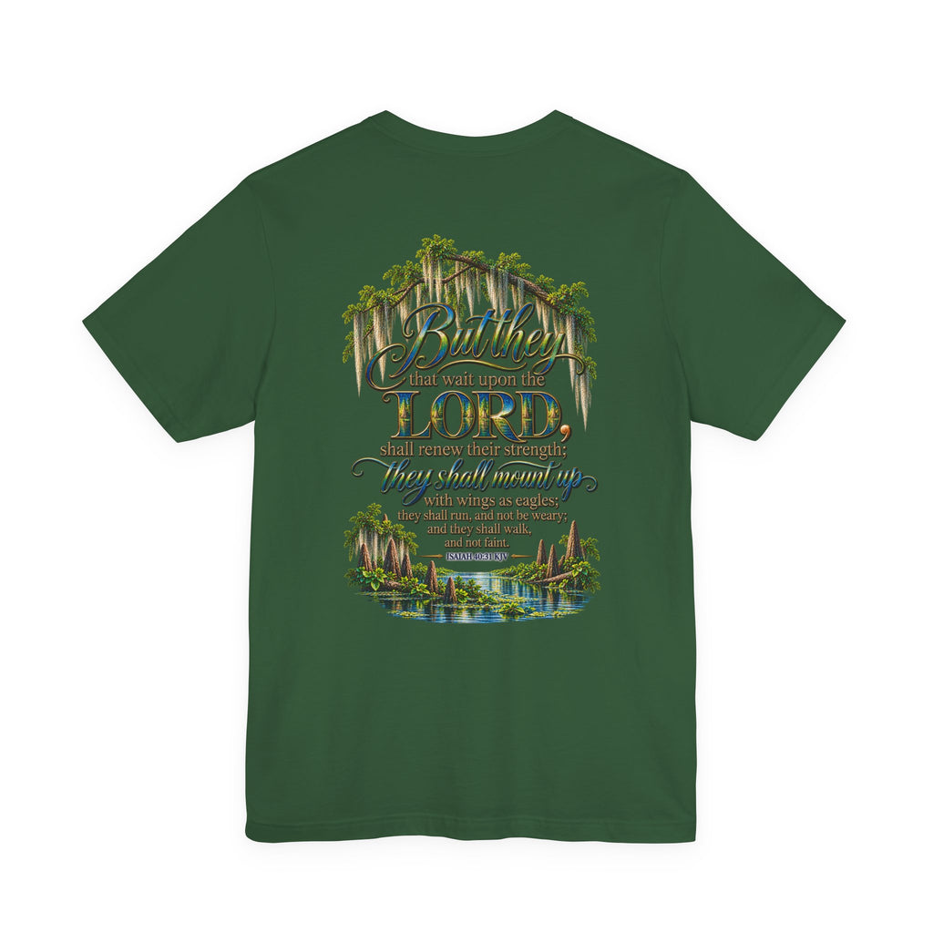 Wild Roam Co Unisex Tee-- Isaiah 40:31 Bayou Bird