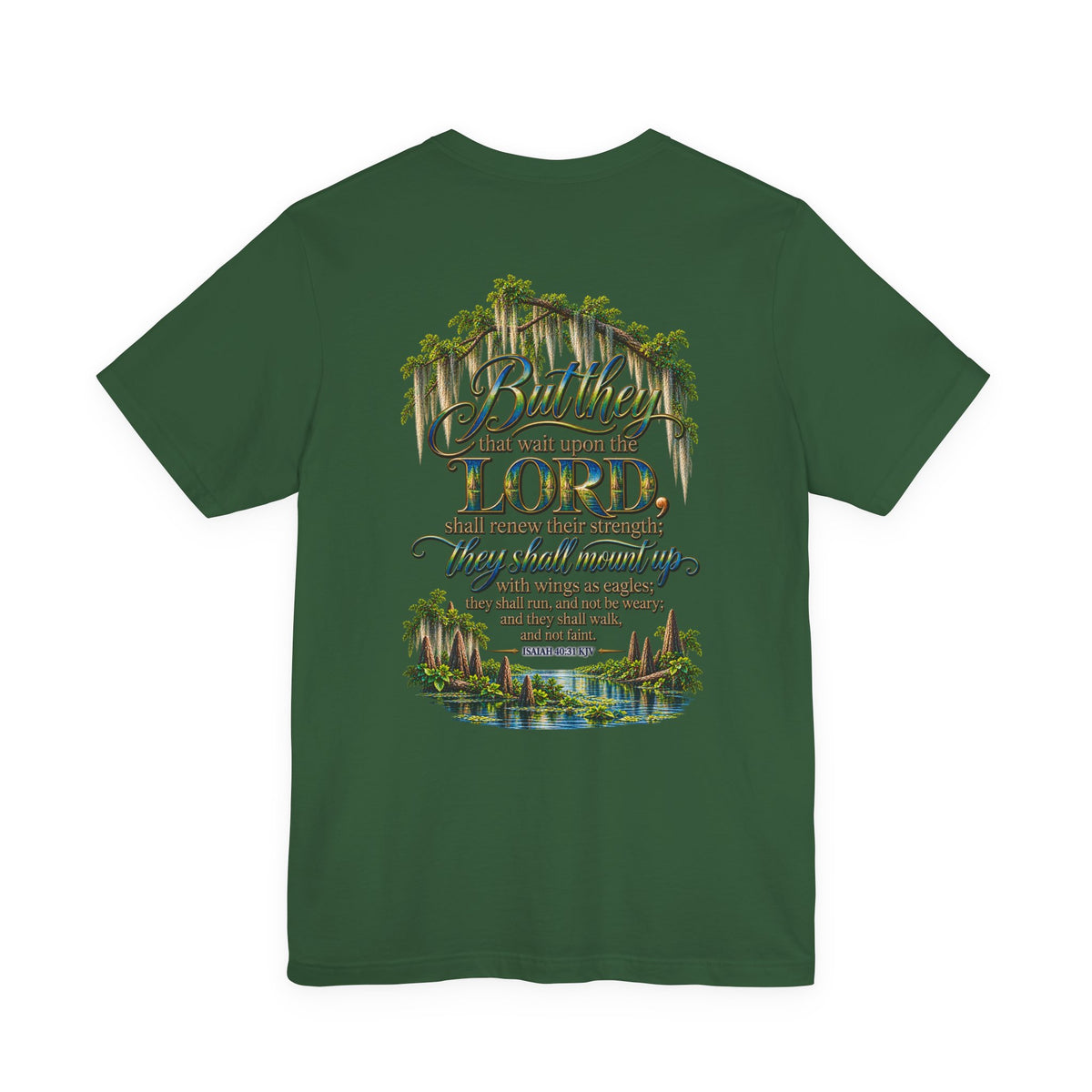 Wild Roam Co Unisex Tee-- Isaiah 40:31 Bayou Bird