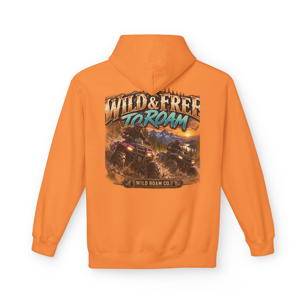 Wild & Free to Roam Hoodie — Off‑Road Adventure Graphic Hoodie