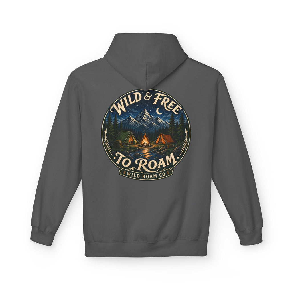 Wild & Free Hoodie — Wild Roam Co Camping Adventure Pullover