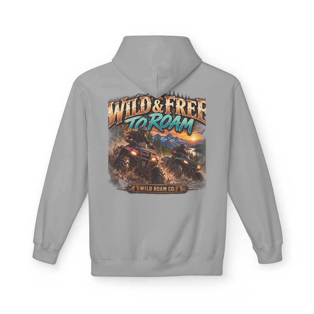 Wild & Free to Roam Hoodie — Off‑Road Adventure Graphic Hoodie