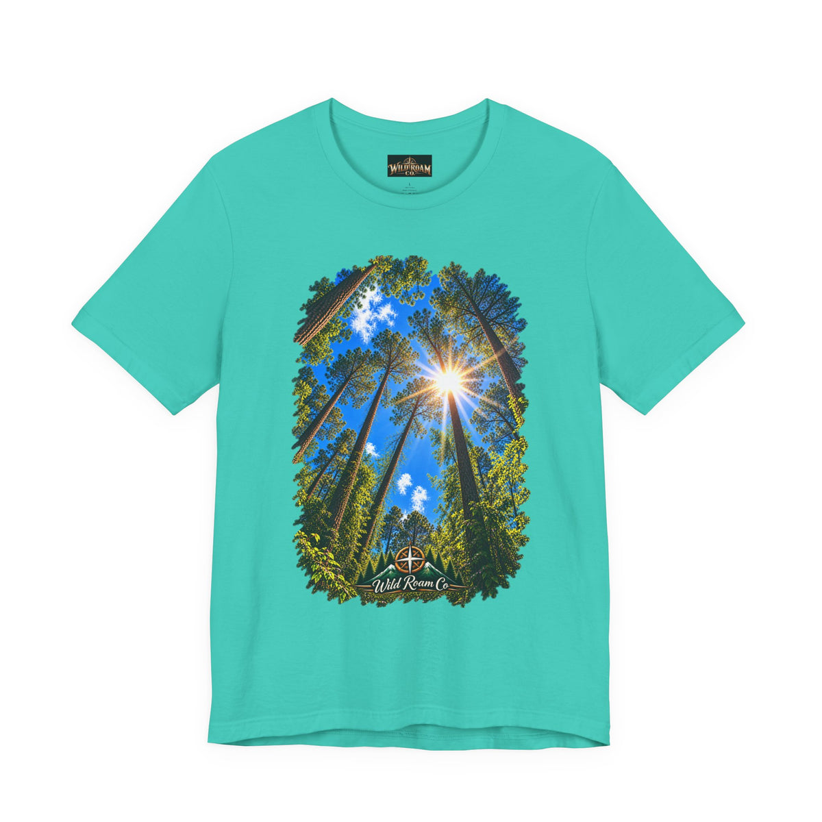 Wild Roam Co. Unisex Tee--Psalms 121:2 Sunny Trees