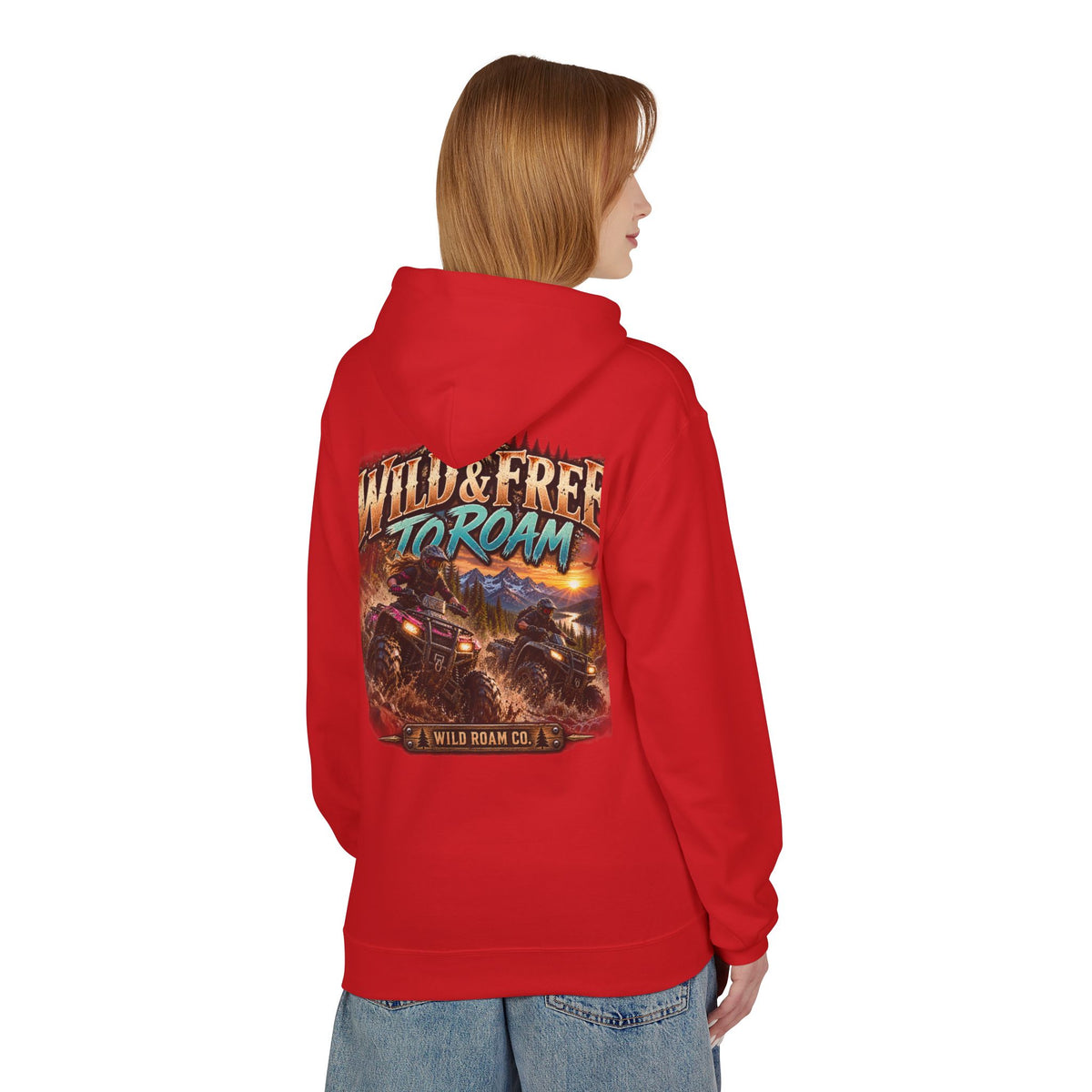 Wild & Free to Roam Hoodie — Off‑Road Adventure Graphic Hoodie