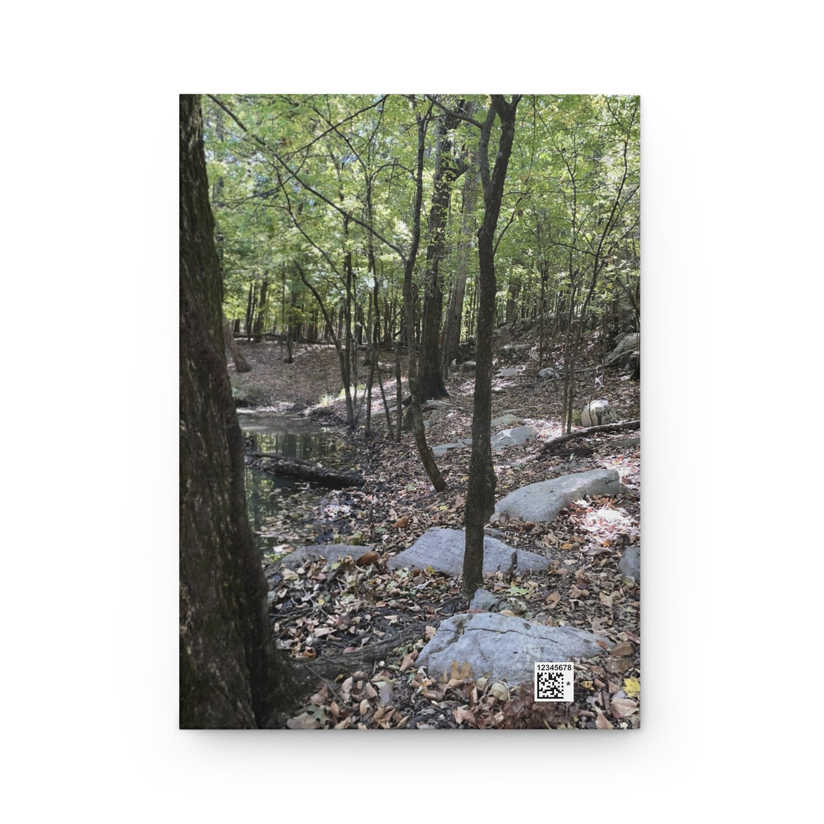Woodland Trail Hardcover Journal — Lined Nature Notebook for Hiking, Forest Journaling & Writing