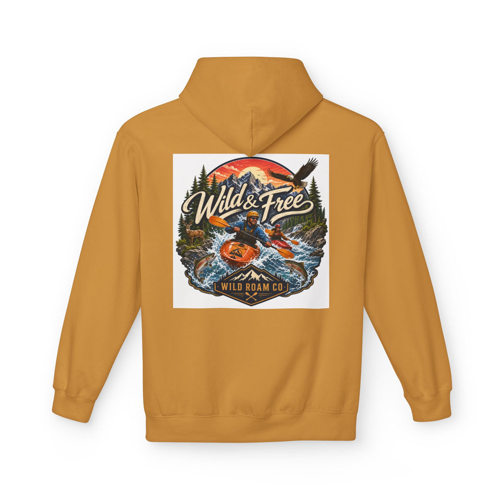 Hoodie — "Wild & Free" Kayak Adventure Pullover