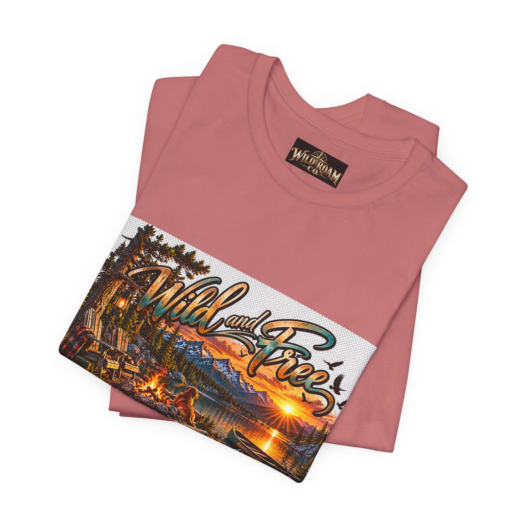 Wild & Free Campfire Sunset Tee