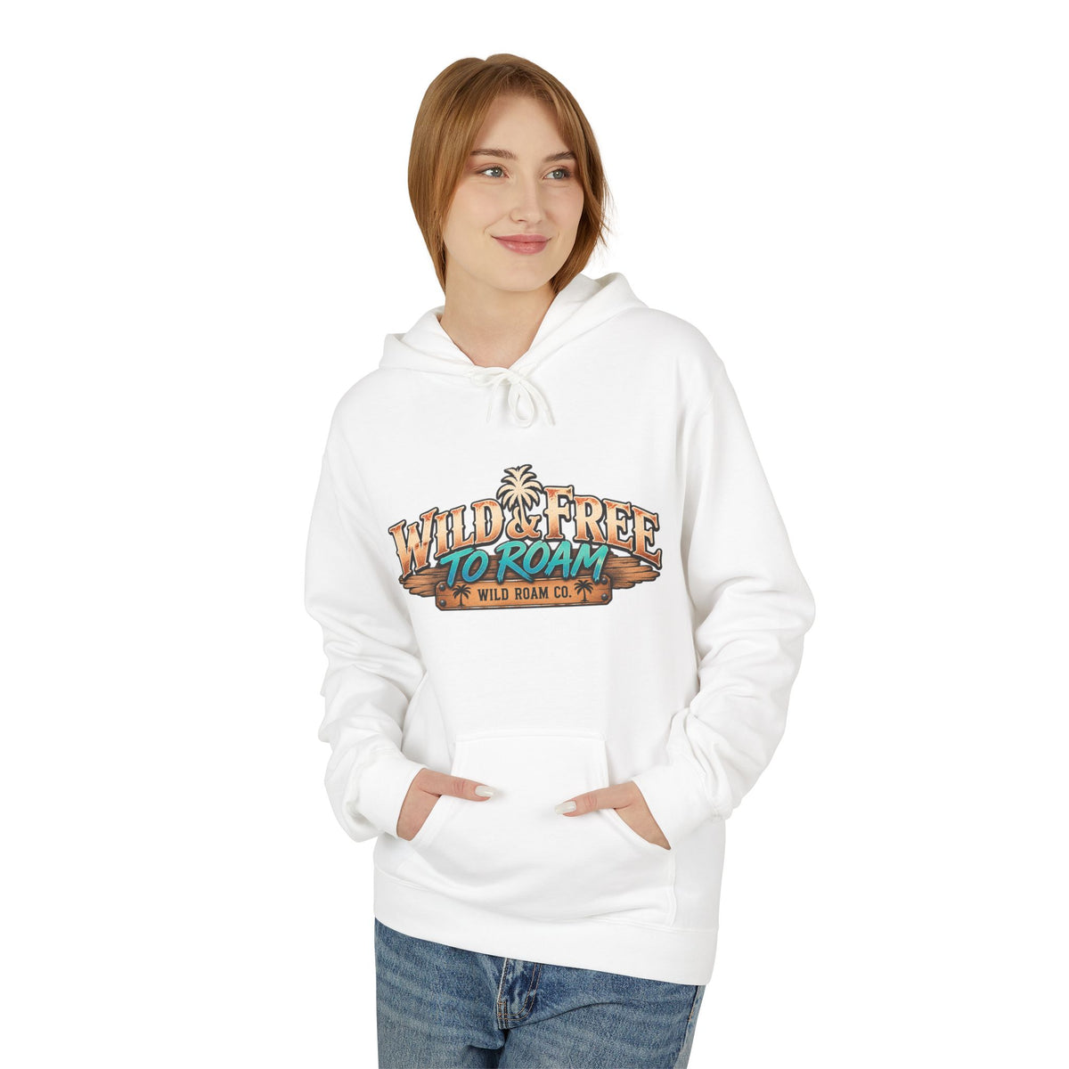 Wild Roam Co— "Wild & Free to Roam" Camping Graphic Hoodie