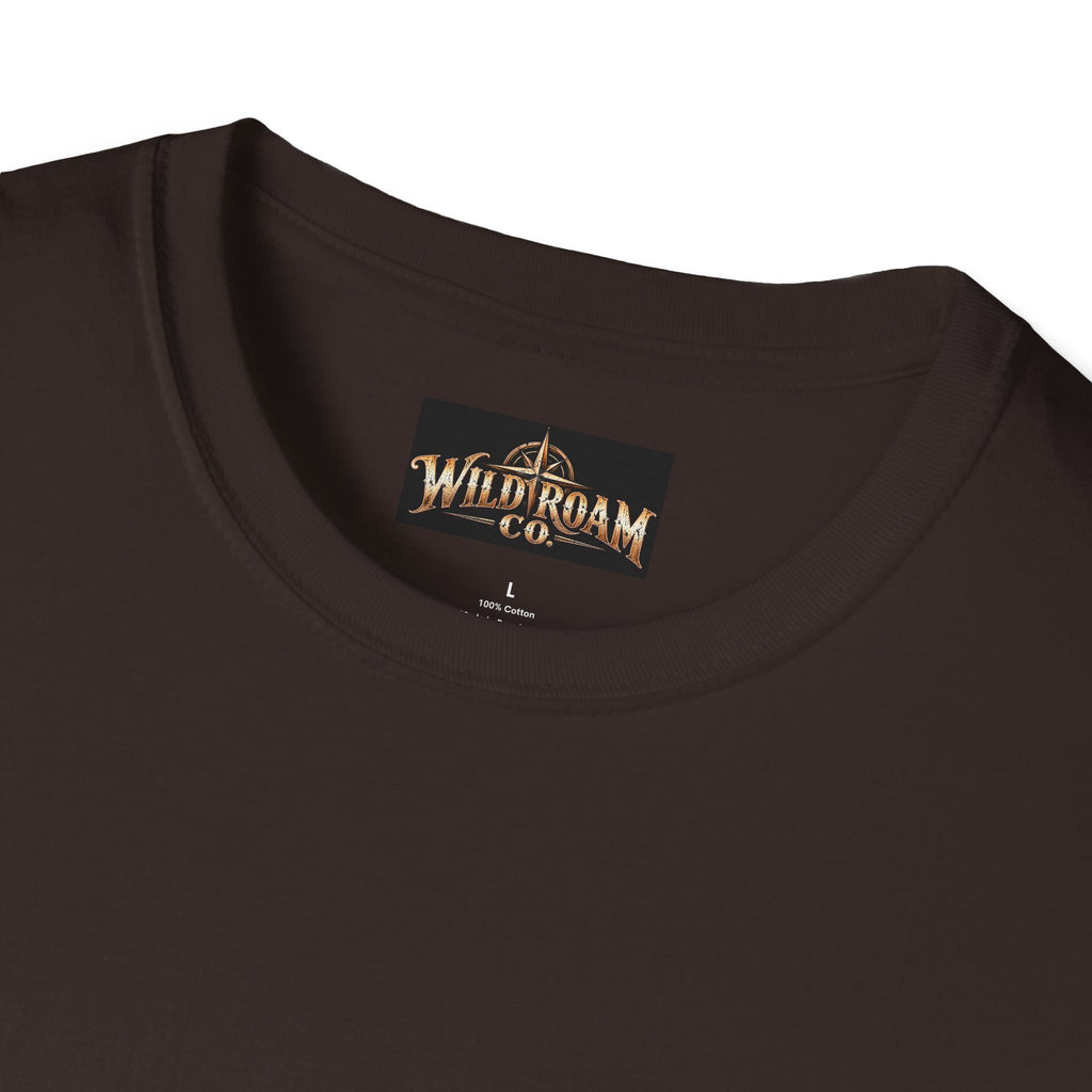 T-Shirt — Wild & Free to Roam Northern Lights Cabin Graphic Tee