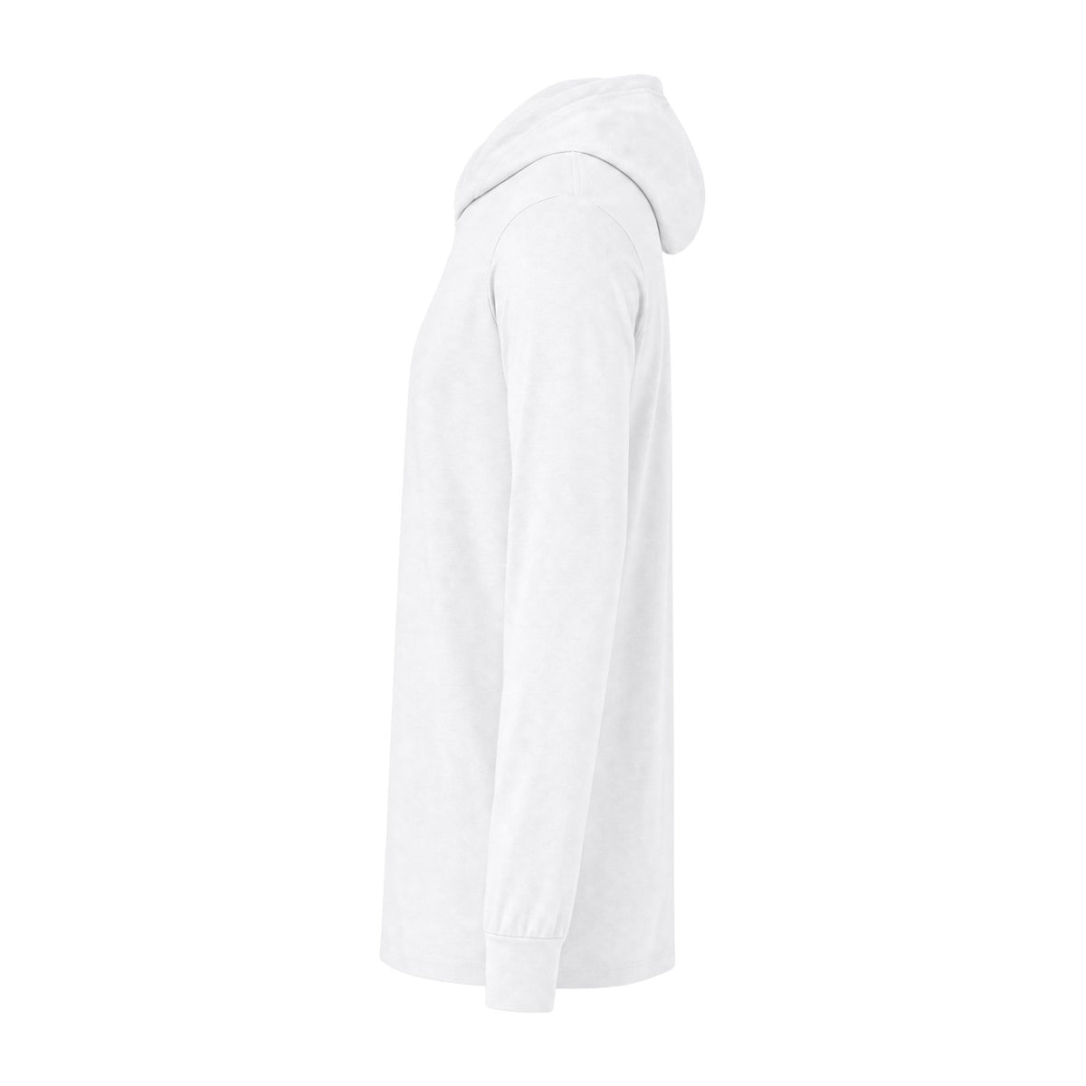 Hooded Long Sleeve Tee — 'Wild & Roam Co.' Sunset Logo with Mark 13:27 Scripture Back