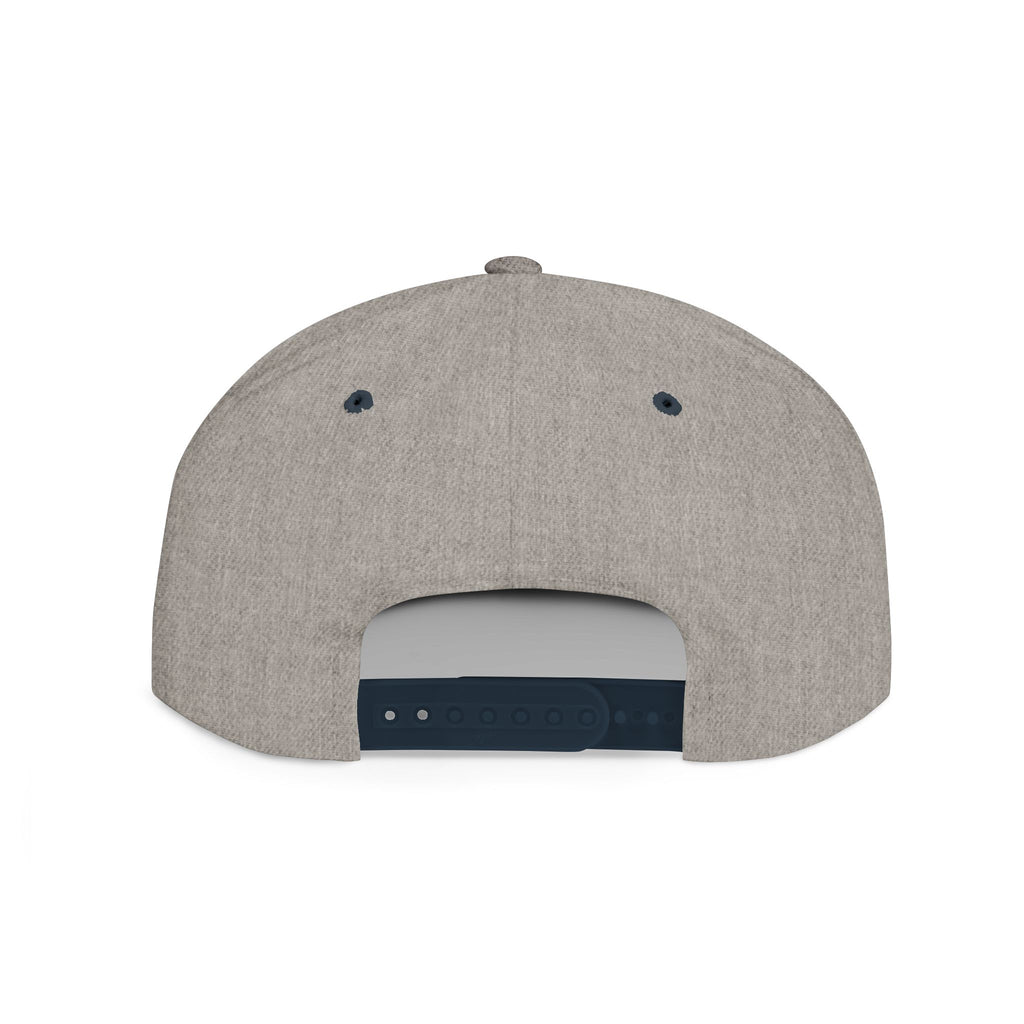 Wild Roam Co. Flat Bill Snapback Hat — Outdoor Adventure Logo Cap