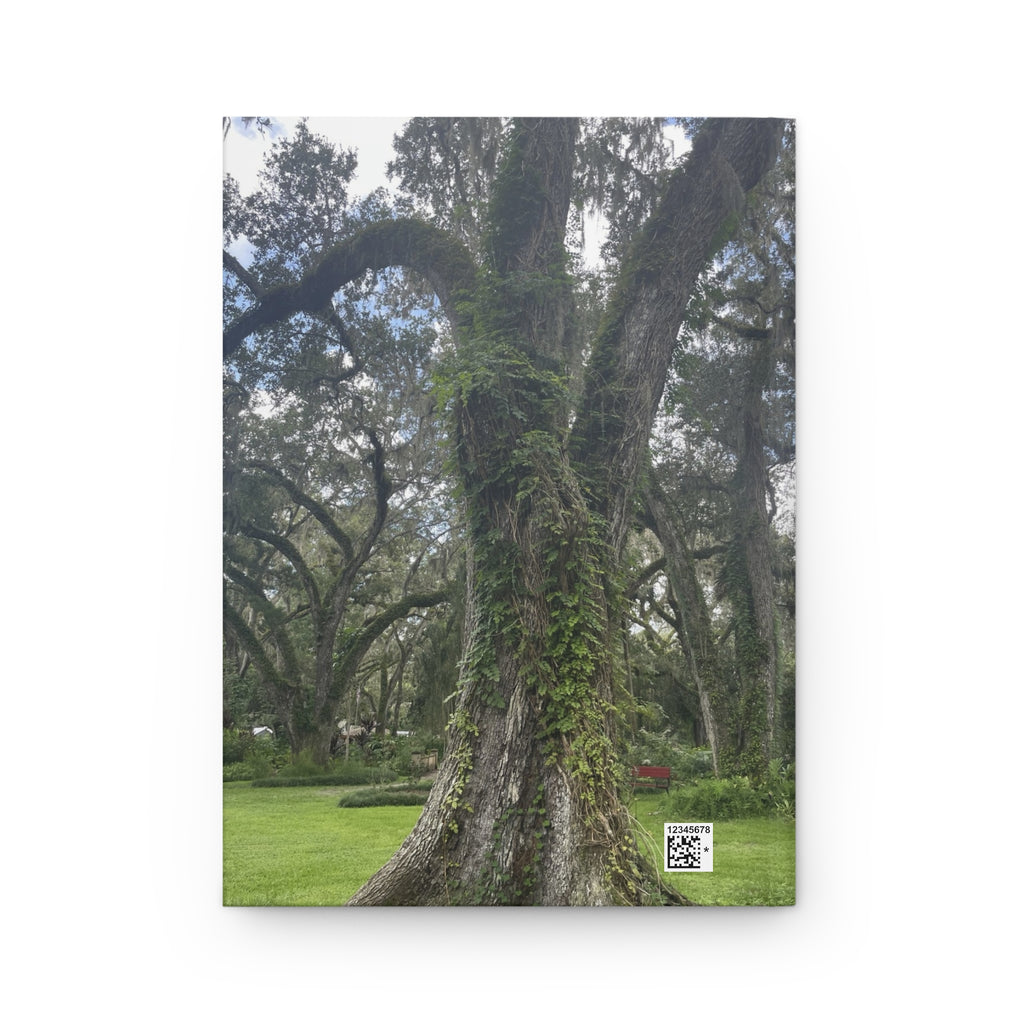 Oak Tree Hardcover Journal — Lined Matte Notebook for Nature Lovers