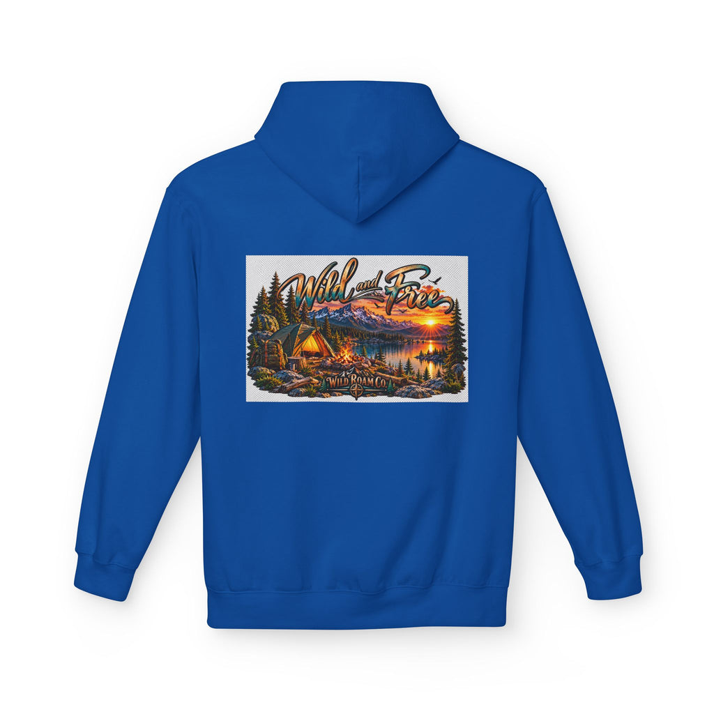 Wild Roam Co— "Wild & Free to Roam" Camping Graphic Hoodie