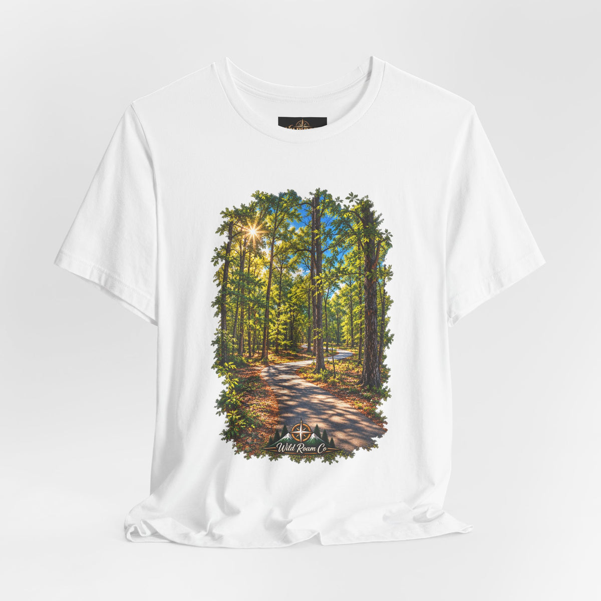 Wild Roam Co Unisex Tee-Psalms 119:105 Nature Path