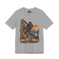Women's Climber Sunset Tee — Wild Roam Co. Rock Climbing Graphic T-Shirt