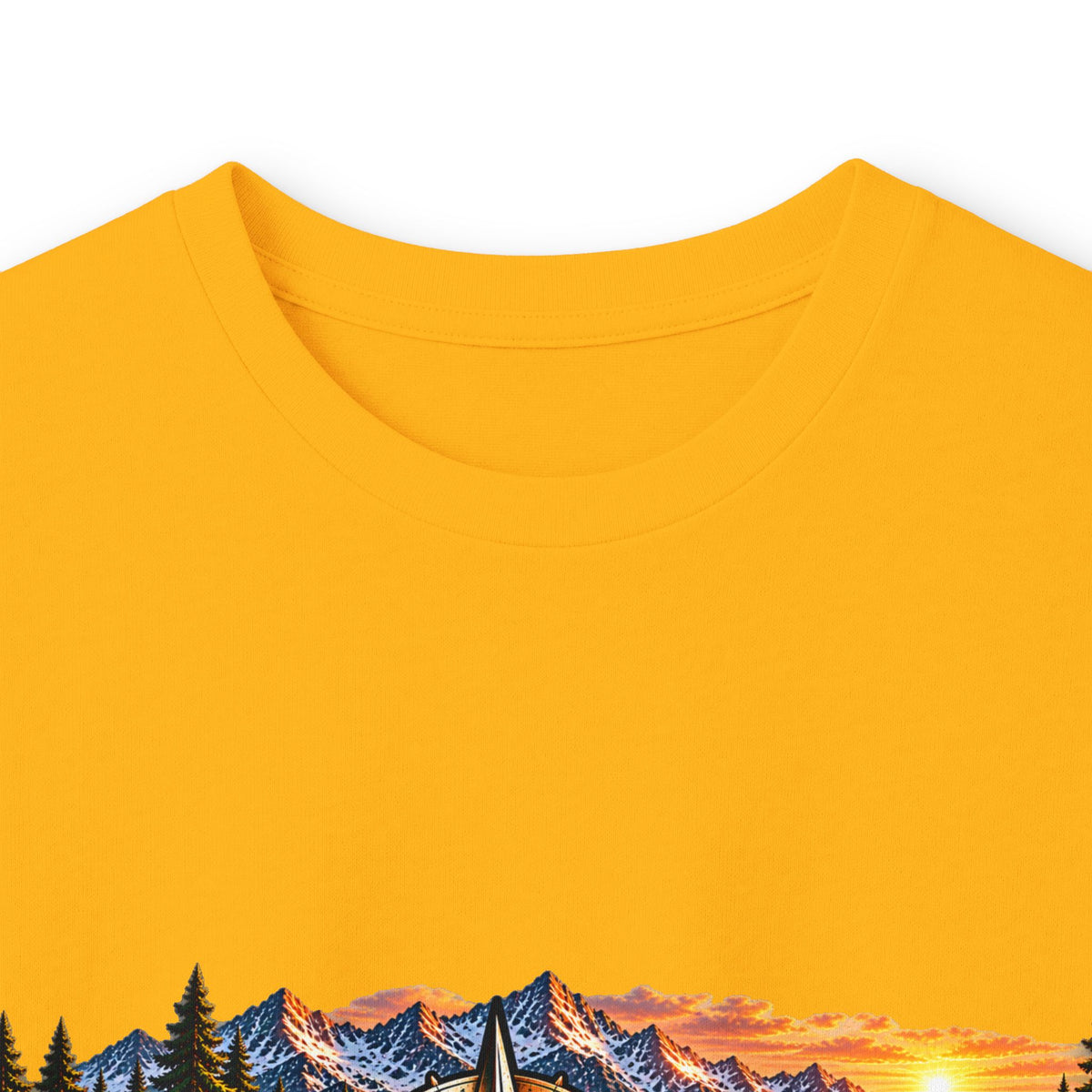 Long Sleeve Tee - "Wild + Roam Co." Faith Logo Sunset Graphic with Acts 13:47 Scripture Back