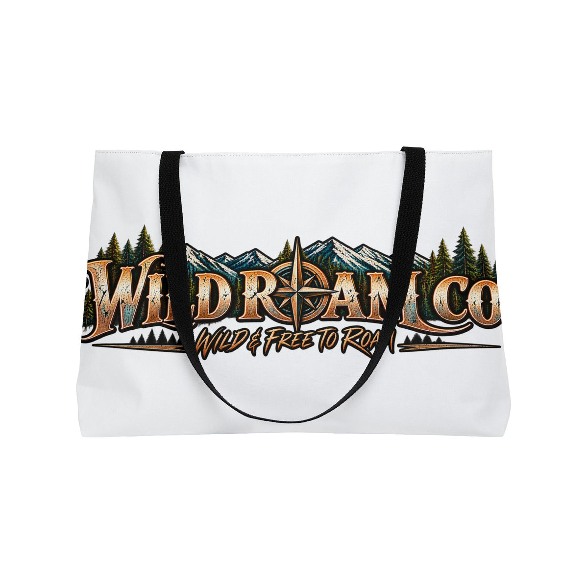 Wild Roam Co. Weekender Tote Bag — Mountain Adventure Travel Bag