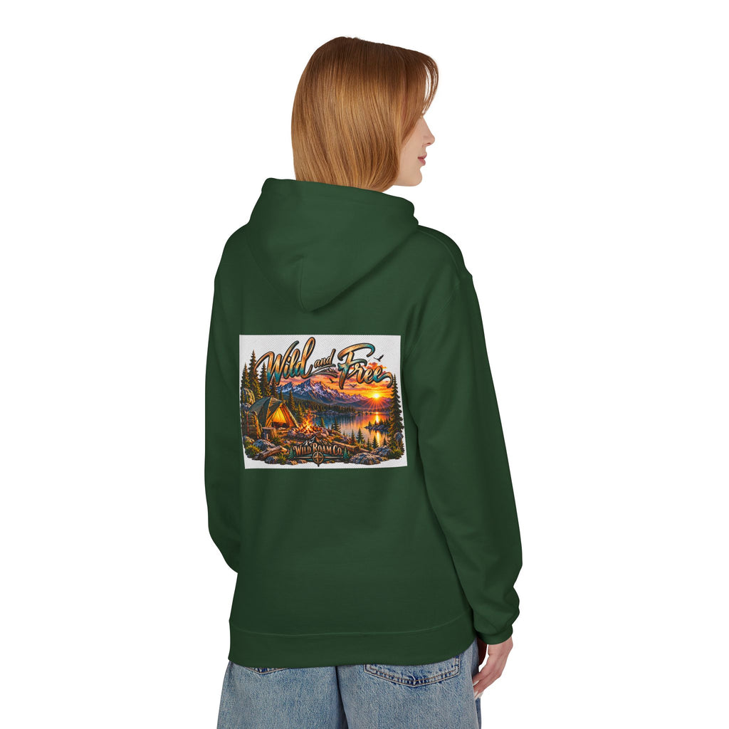 Wild Roam Co— "Wild & Free to Roam" Camping Graphic Hoodie