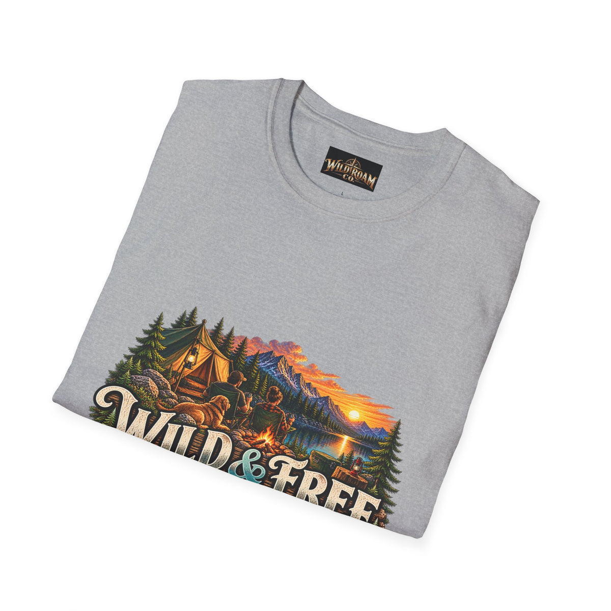 Wild & Free to Roam Camping T-Shirt