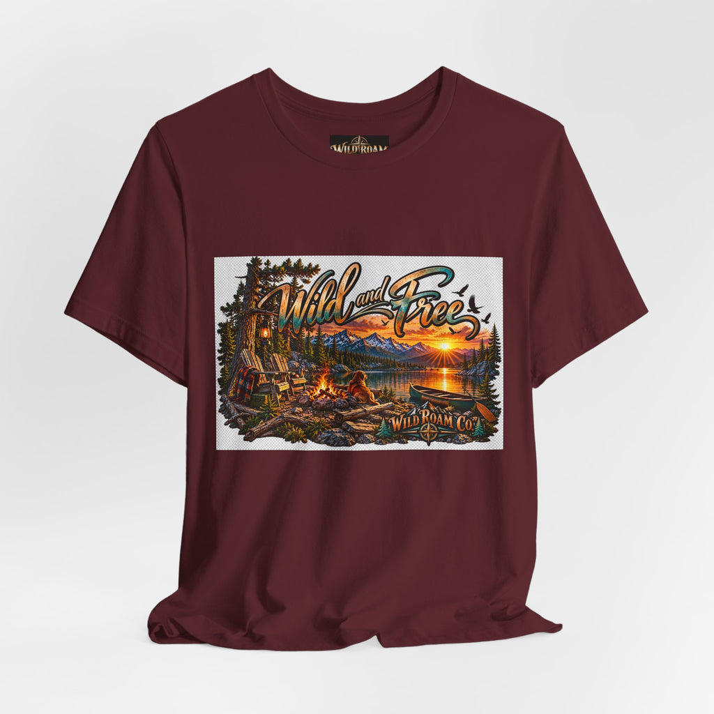Wild & Free Campfire Sunset Tee