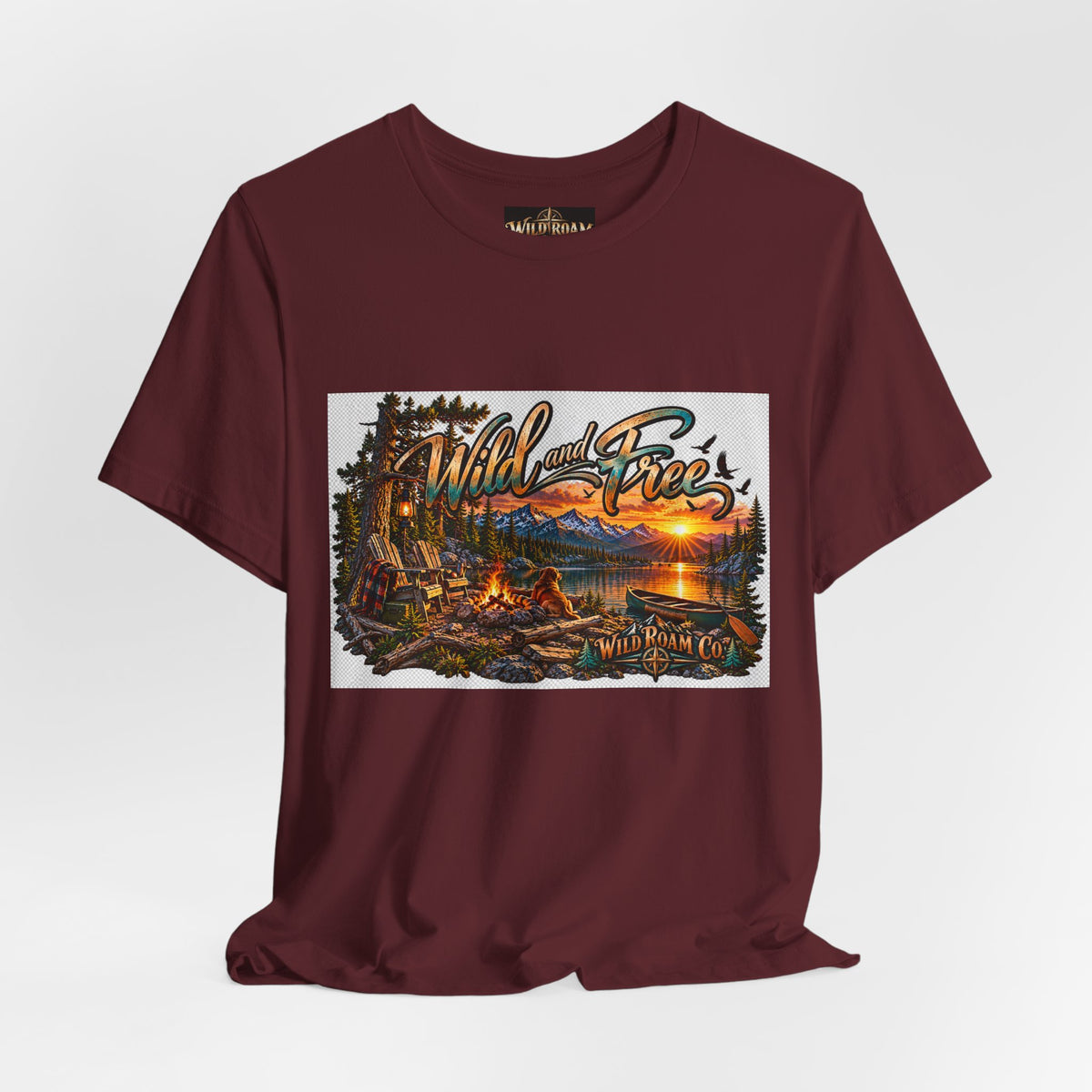 Wild & Free Campfire Sunset Tee