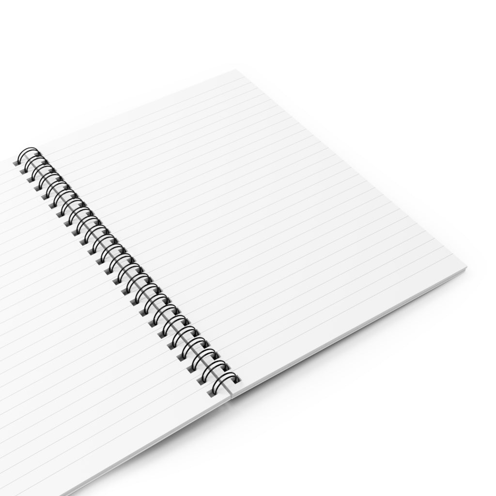 Beach Campfire Spiral Notebook — Sunset Surf & Starlit Vibes