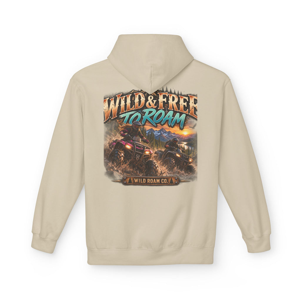 Wild & Free to Roam Hoodie — Off‑Road Adventure Graphic Hoodie