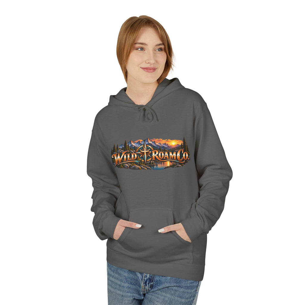 Men's Christian Nature Hoodie — “Be Still and Know That I Am God” Scenic Sweatshirt
