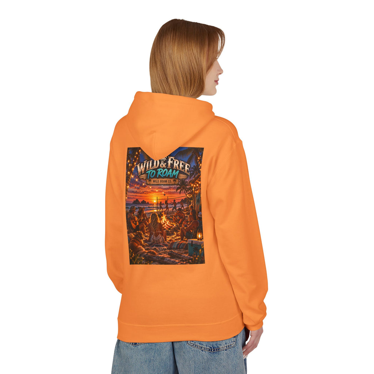 Wild & Free to Roam Hoodie — Sunset Beach Party