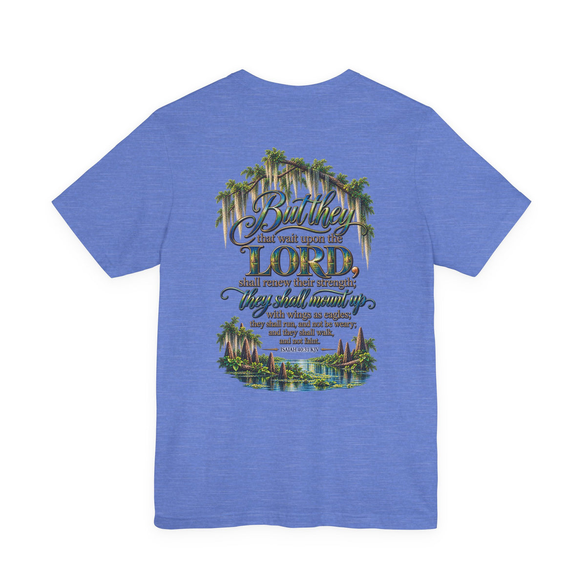 Wild Roam Co Unisex Tee-- Isaiah 40:31 Bayou Bird