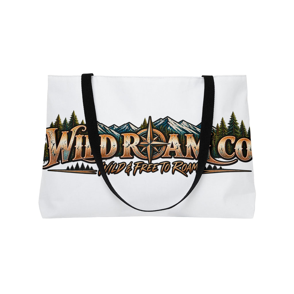 Wild Roam Co. Weekender Tote Bag — Mountain Adventure Travel Bag