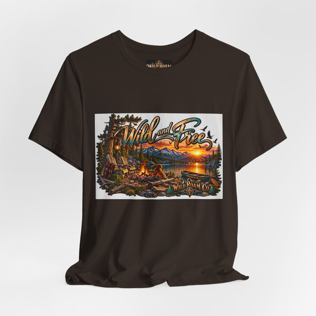 Wild & Free Campfire Sunset Tee