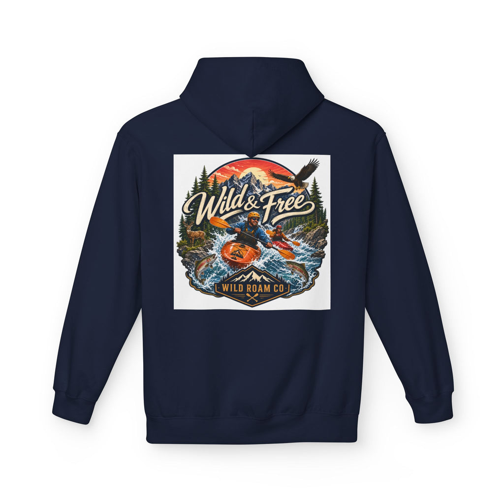 Hoodie — "Wild & Free" Kayak Adventure Pullover