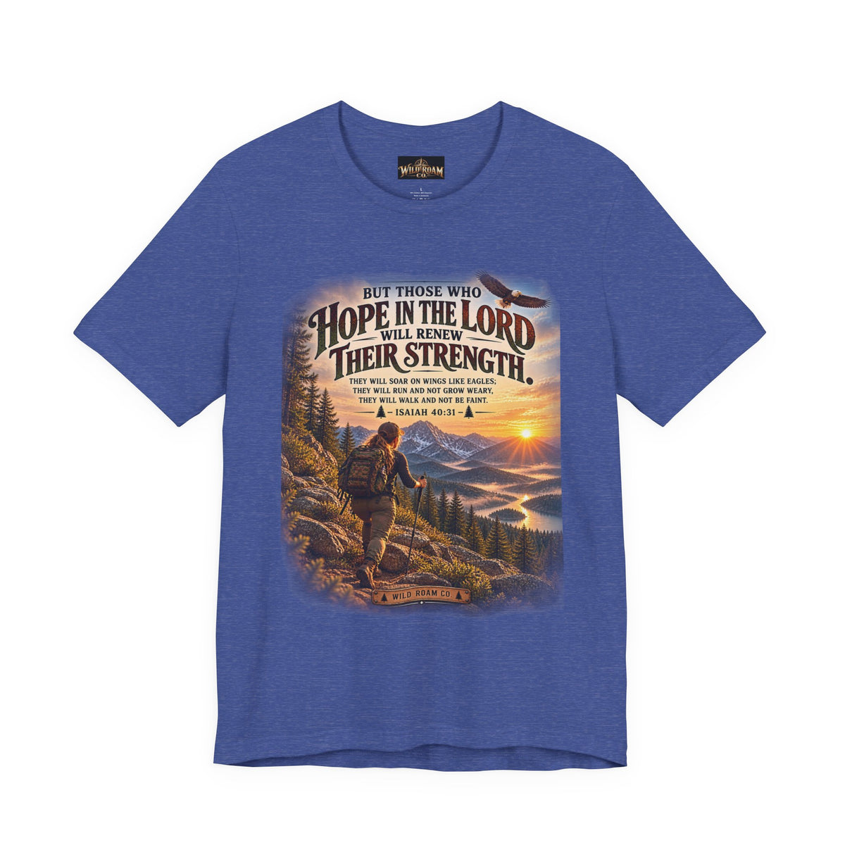 Women's Hope in the Lord T-Shirt — Isaiah 40:31 Christian Faith Tee