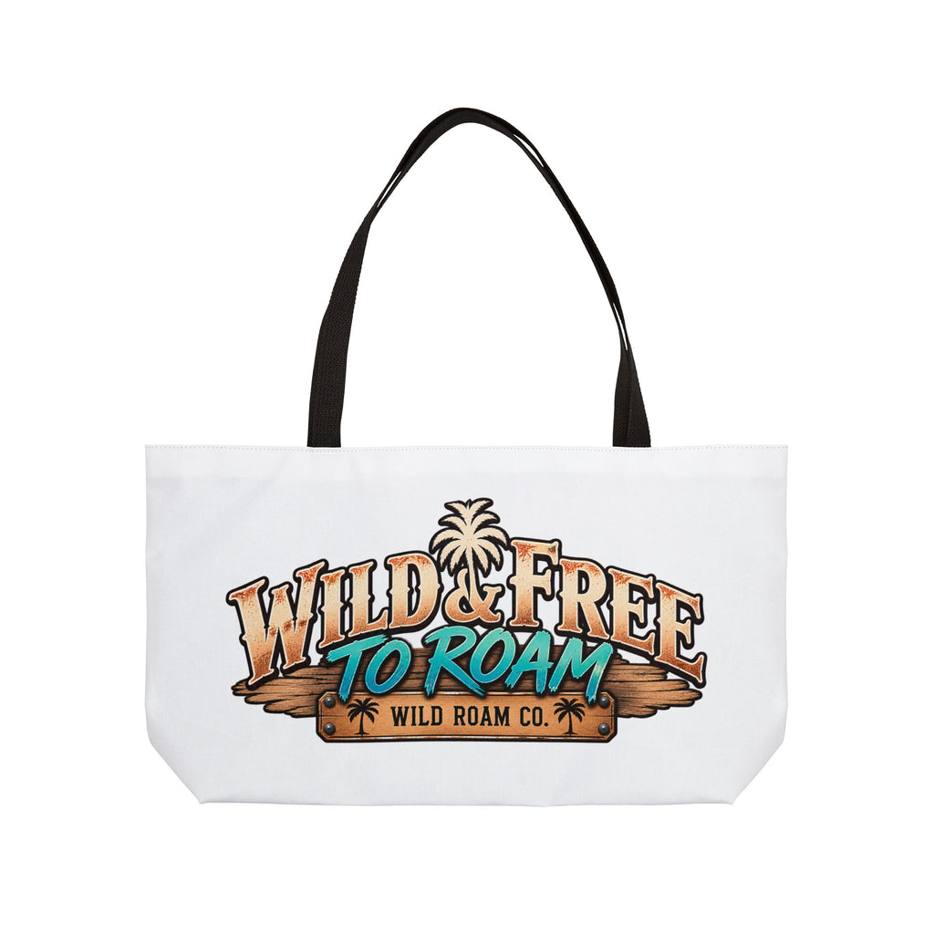 Wild & Free To Roam Weekender Tote Bag — Beachy Palm Travel Weekend Bag