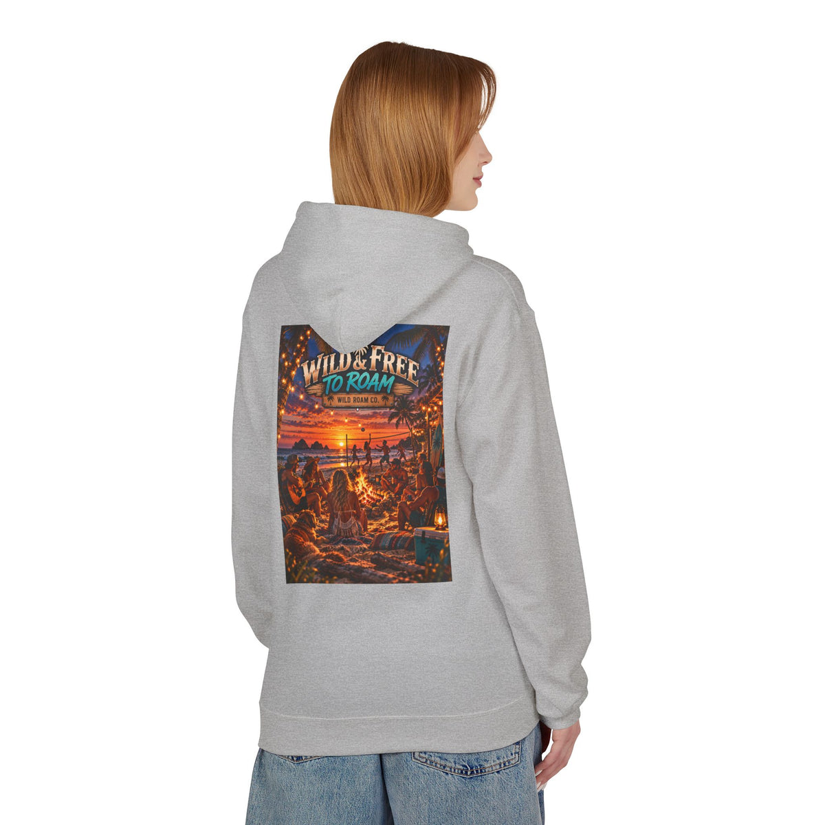 Wild & Free to Roam Hoodie — Sunset Beach Party